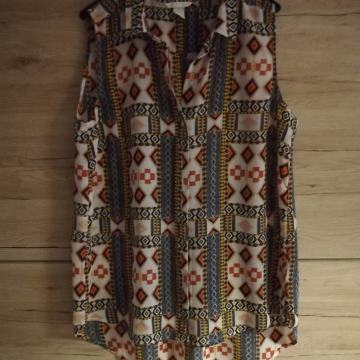 H&M šarena košulja bez rukava