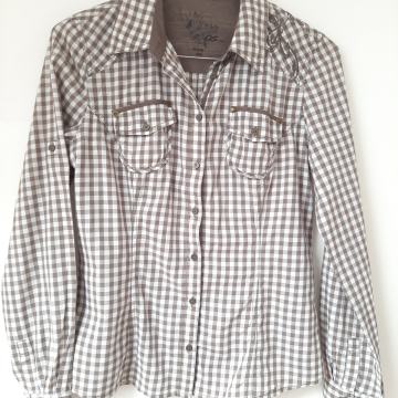 Karirana strukirana košulja S.Oliver 38 novo