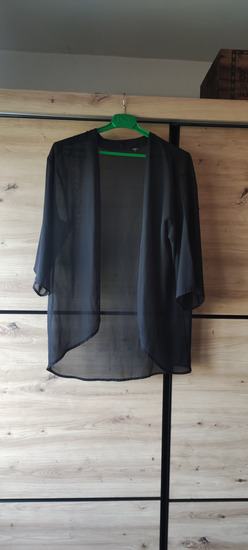 CRNA BLUZA - KARDIGAN  VEL.L/XL - idealno za ogrnuti se