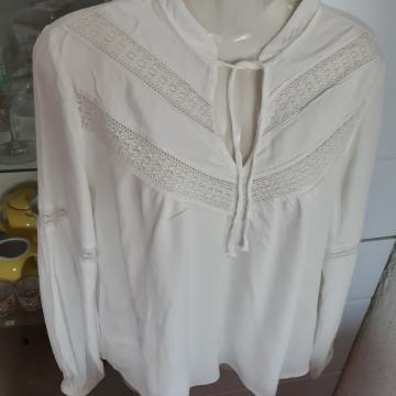 ORSAY BIJELA BLUZA S ČIPKOM M