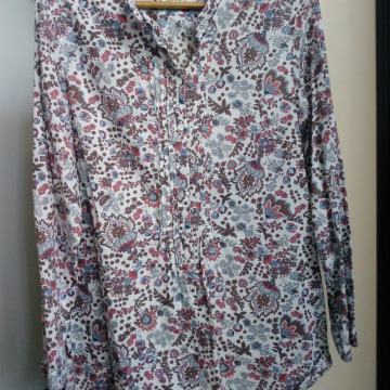 Pamučna cvjetna bluza, L