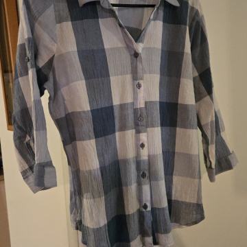 Plava karirana košulja 40