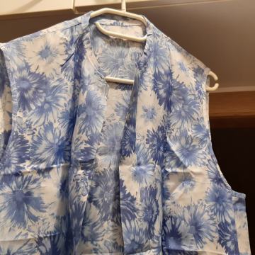 Plavo cvijeće ženska bluza XL