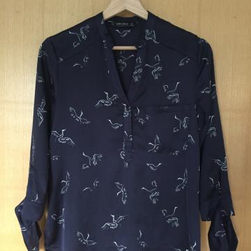 Prekrasna ZARA svilena košulja, XS