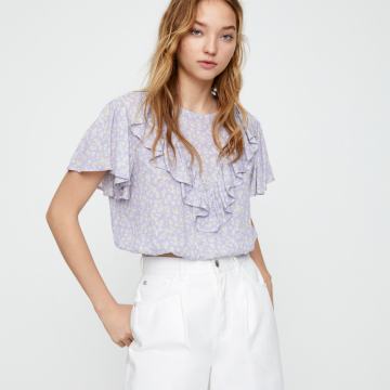 Pull and Bear lila košulja vl.S