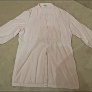 Roza košulja, 3/4 rukavi, veličina 46