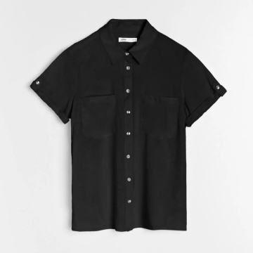 SINSAY CRNA KOŠULJA VEL. XL - NOVO