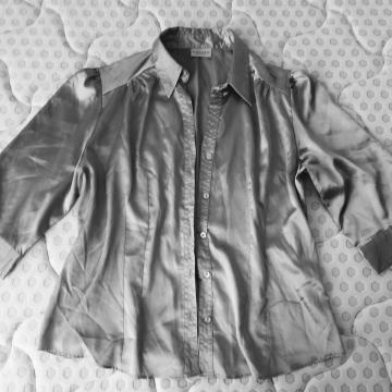 Nova sivo-srebrna ženska košulja, kupljena u C&A, vel.42