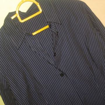 STEFANEL TAMNO PLAVA PAMUČNA KOŠULJA vel 38 - NOVO