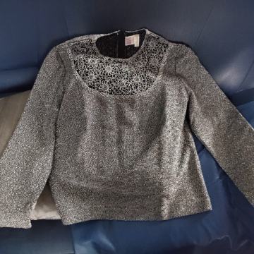 SVEČANA SREBRNA ŽENSKA BLUZA