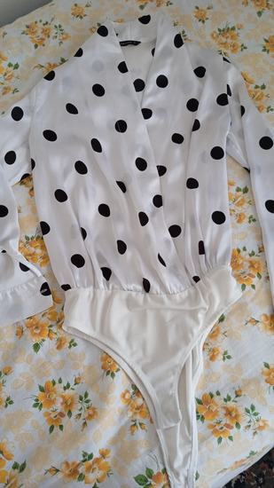 Svilena bluza/bodi na točke