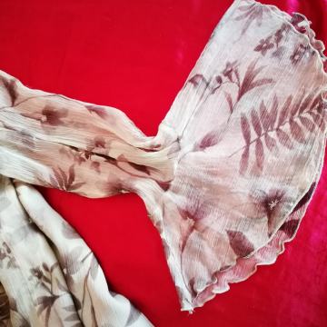 Svilena bluza s trapez rukavima XL