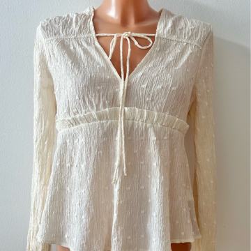 ZARA bež košulja bluza  od viskoze, vel S, 36, vel 164, kao novo