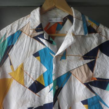 ZARA - ŽENSKA LAGANA PAMUČNA KOŠULJA 42 L