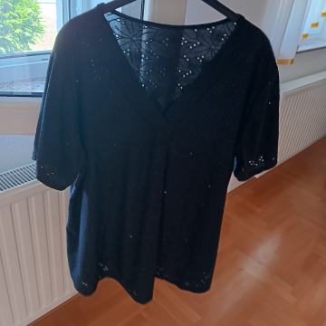 Ženska bluza crna viskoza 2XX