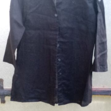 Ženska košulja MISSWAN crni lan