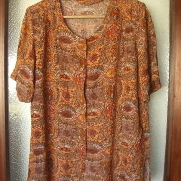 ŽENSKA LAGANA PAMUČNA KOŠULJA / BLUZA 46 XL