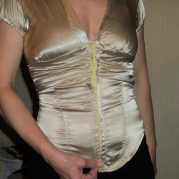 Ženska košulja-br.38-40-Zlatna-Fishbone