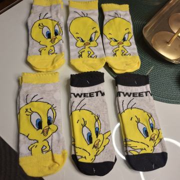 ČARAPE NA TWEETY  vel. UNI -  NOVO
