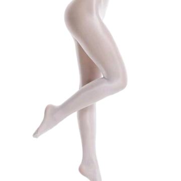 Hulahopke bijele sa sjajem, veličina L/XL