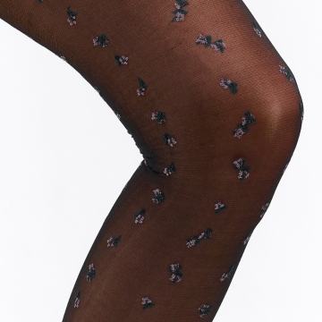 Najlonke sa cvjetnim uzorkom, veličina L/XL