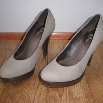 BATA - ŽENSKE LAGANE KOŽNE CIPELE / ŠTIKLE 36