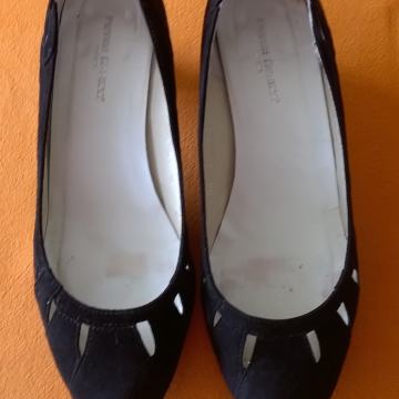 CRNE KOŽNE CIPELE-SALONKE "PEKO" - VEL.39