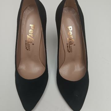 Crne štikle salonke like Louboutine 36 novo