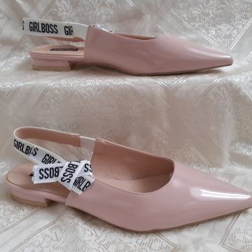 Diamantique cipele slingback salonke lakirana koža