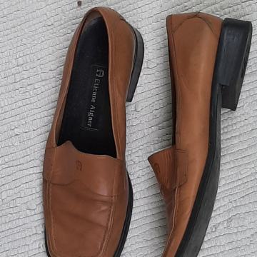 2+1 gratis! "Etienne Aigner" smeđe cipele od prave kože, br.36