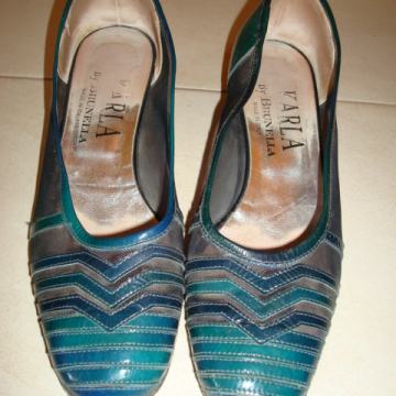 Karla - modro-zelene - 38