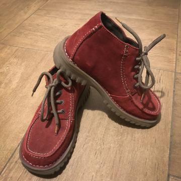 Kožne antilop cipele bordo - NOVE - br.37