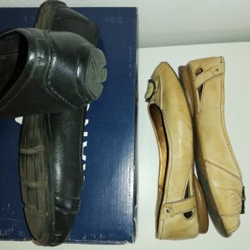 Kožne balerinke 40 + sandale gratis