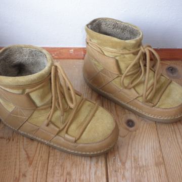 MANGO - ŽENSKE TOPLE KOŽNE ČIZMICE 37