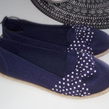 PLAVE CIPELE - ESPADRILE NA TOČKICE  BR. 37 - NOVO