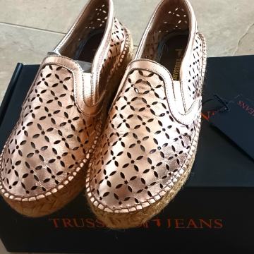 TRUSSARDI! %NOVENENOŠENE%%SNIŽENJE% ESPADRILE KOŽNE.. SAVRŠENE..KOŽNE