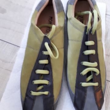 ZELENE KOŽNE CIPELE