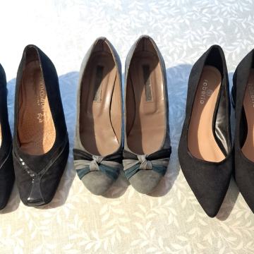 ženske cipele br.37,uske,kao nove, pojedinačno ili sve zajedno