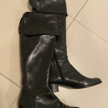 Brunella crne kože čižme, vel 37/5