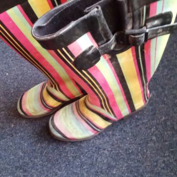 ČIZME gumene -br.39-40-Boho stil