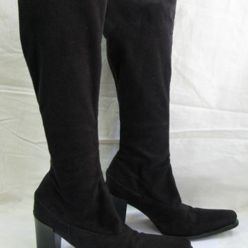 Čizme ž. VIC-MATIE, broj 37. crne-plišaste. LEX8