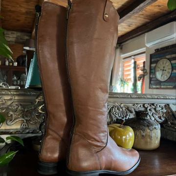 CLARKS Kožne čizme u džokejskom stilu, veličina 38