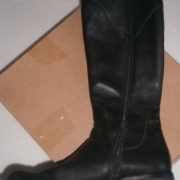 CRNE "BOOGALOO" ČIZME OD PRAVE KOŽE, MEKANE I UGODNE, BR. 37