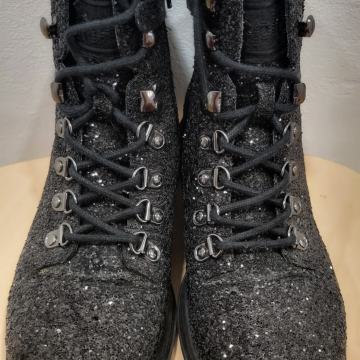 Crne šljokičaste gležnjače,Replay,vel.37