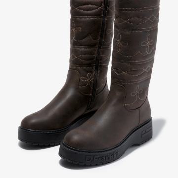 D.Franklin Gumme nove čizme,smeđe,vel.37.