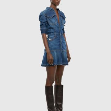 DIESEL smeđe visoke kožne čizme 40