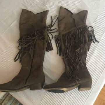 Fabrizio Chini kozne cizme iznad koljena ,40