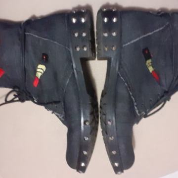 Jeans br.39 kvalitetne udobne čizmice s uzorkom