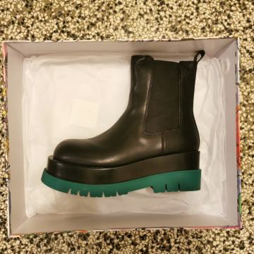 Jeffrey Campbell platforma gležnjače crno-zelene