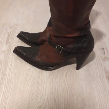 Kozne cizme od krokodilske kože br 40